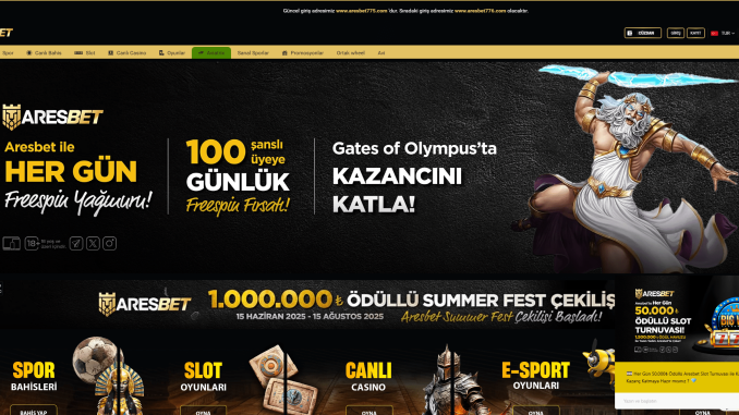 Aresbet Güncel Giriş